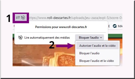 aide &agrave; l'utilisation sous Firefox